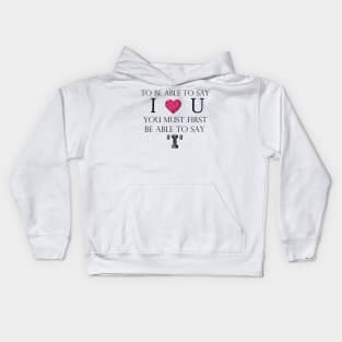 Know Yourself to Love Others Kids Hoodie